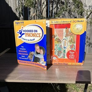 Hooked on Phonics Learn To Read Ages 4 -8 Kindergarten First & Second Grade